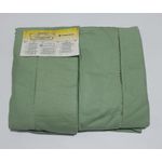 Lençol Malha Queen Liso V erde Seco elástico com 2 Fronhas 