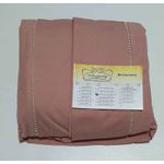 Lençol Malha Super King Liso Rosa Seco com 2 fronhas