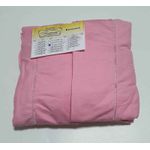Lençol Malha Super King Liso Rosa BB com 2 fronhas 