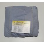 Lençol Malha Queen Liso Cinza Claro elástico com 2 Fronhas 