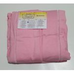 Lençol Malha Queen Liso Rosa BB elástico com 2 Fronhas 