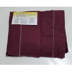 Lençol Malha Queen Liso Marsala elástico com 2 Fronhas 