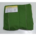 Lençol Malha Queen Liso Verde Folha elástico com 2 Fronhas 