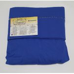 Lençol malha Solteiro Liso Azul Caneta com 1 Fronha 