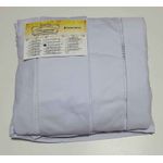 Lençol Malha Super King Liso Branco com 2 fronhas