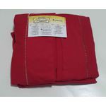 Lençol Malha Super King Liso Vermelho com 2 fronhas 