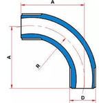 CURVA ROSCA BRANCO 90 X 1 1/2 TIGRE ROSCAVEL 