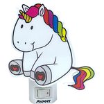 Luz noturna led tomada infantil unicornio 1w 3000k avant