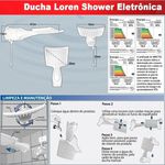 Chuveiro Loren Shower Eletronico 127V X 5500W - Lorenzetti