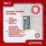 QUADRO SISTEMA VDI EMBUTIR 30X50 TV/REDE/TELEFONE KRONA