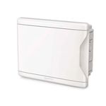 QUADRO DISTRIBUICAO EMBUTIR 6/8 DISJUNTORES PVC RESISTENTE