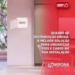 QUADRO DISTRIBUICAO EMBUTIR 27/36 DISJUNTORES PVC RESISTENTE