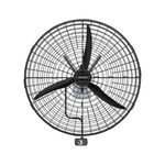 Ventilador de Parede Industrial 1M Alta Vazão Preto Ventisol