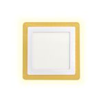 PAINEL LED DUAL COLOR 18W+6W SOBREPOR QUADRADO TASCHIBRA