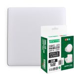 PAINEL LED FRAMELESS EMBUTIR 24W QUADRADO 6500K TASCHIBRA