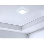 PAINEL LED FRAMELESS SOBREPOR 18W QUADRADO 6500K TASCHIBRA