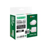 PAINEL LED FRAMELESS SOBREPOR 24W QUADRADO 6500K TASCHIBRA