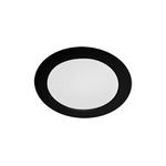 PAINEL LED EMBUTIR PRETO REDONDO LYS 24W 6500K