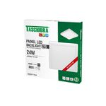 PAINEL LED SOBREPOR BRANCO QUADRADO LYS 24W 6500K