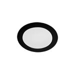 PAINEL LED EMBUTIR PRETO REDONDO LYS 18W 6500K