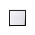 PAINEL LED SOBREPOR PRETO QUADRADO LYS 18W 6500K