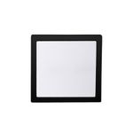 PAINEL LED SOBREPOR PRETO QUADRADO LYS 24W 6500K