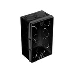 CAIXA LUZ EMBUTIR 4 X 2 PRETA PVC ANTICHAMA TIGRE