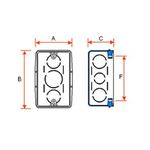 CAIXA LUZ EMBUTIR 4 X 2 PRETA PVC ANTICHAMA TIGRE