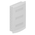 Quadro Distribuição Embutir 27/36 c/Barramento disjuntores Branca Tigre