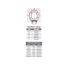 Assento sanitário tigre smart oval universal soft close
