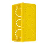 CAIXA LUZ EMBUTIR 4 X 2 AMARELA PVC ANTICHAMA TIGRE