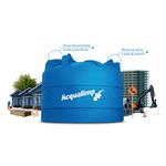Tanque 7.500 Lts Azul Acqualimp