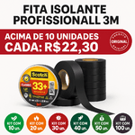 Fita Isolante Scotch™ 33+ 20 Mts- Ideal Para Construtoras e Instaladores ! 