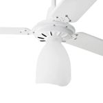 VENTILADOR TETO DIPLOMATA M3 LUMI 127V BRANCO