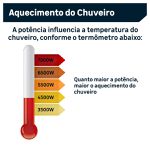 Chuveiro ducha top jet eletrônica 127v 5500w lorenzetti