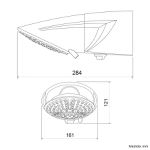 Chuveiro ducha top jet eletrônica 127v 5500w lorenzetti