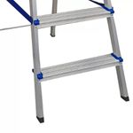 ESCADA DOMESTICA ALUMINIO 5 DEGRAU REAL 