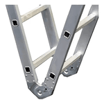 Escada Articulada 16 Degraus 4x4 Aluminio - Real