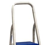 ESCADA DOMESTICA ALUMINIO 4 DEGRAUS REAL 