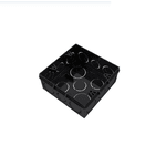 CAIXA LUZ EMBUTIR 4 X 4 PRETA PVC ANTICHAMA TIGRE