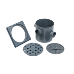 Caixa De Areia Tampa Reforçada DN300 Krona 300X340X100