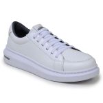 Sapatenis Masculino Leve Confortável Em Couro 100% Legitimo Parra Boots - Branco