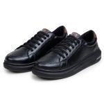 Sapatenis Masculino Leve Confortável Em Couro 100% Legitimo Parra Boots- Preto