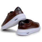 Sapatenis Masculino Leve Confortável Em Couro 100% Legitimo Parra Boots-Havana