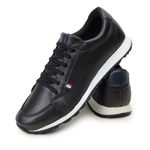 Sapatênis Jogger Casual Masculino Parra Boots Leve e Confortável - Preto/Branco