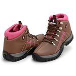 Bota Feminina Adventure Parra Boots - Marrom/Pink