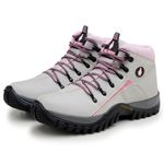 Bota Feminina Adventure Adulto Infantil Parra Boots - Creme/Rosa
