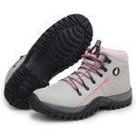 Bota Feminina Adventure Adulto Infantil Parra Boots - Creme/Rosa