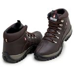 Bota Masculina Adventure Adulto Infantil Parra Boots - Marrom/Marrom