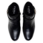 Bota Feminina Chelsea Com Fivela Lateral Cano Curto Couro 100% Legítimo